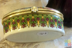 Oval Porcelain Jewellery Box