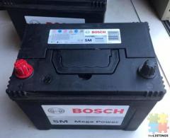 NS70 battery x2 500 cca bosch brand 2nd hand 6 months warranty
