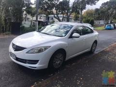 Mazda 6, beautiful white, atmospheric live wave, low price for sale
