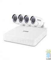 BRAND NEW SECURITY 4 CAMERA KIT WITH 1TB HDR 1080P SURVEILLANCE SECURITY