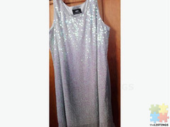 Stunning Silver Sequin Top