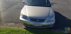 2002 Honda accord with wof and rego and done 190 kms
