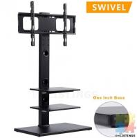 ±30° Swivel Floor TV Stand for 32-65’’ Flat TV, Brand new
