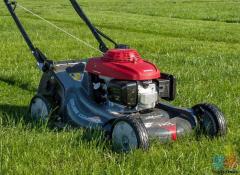 lawn mowing and gardening