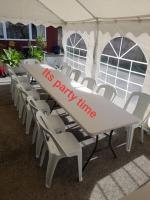 CHAIRS AND TABLES FOR HIRE