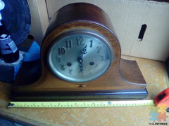 Old  Wooden Mantle Clocks