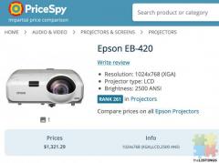 Epson projector EB-420. RRP $1320