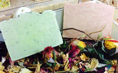 Panna Soaps - Pink Clay Soap, Green Clay Soap (All-Natural Vegan Soap)