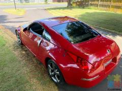 Nissan 350Z 2007 low 100kms Auto in Hot Shiny Red unmarked Condition beautiful car