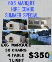Marquee hire Combo