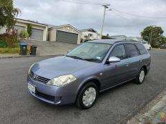 NISSAN WINGROAD 2002 - LOW KM / 1ST OWNER / CHAIN DRIVEN / 7 MONTHS WOF