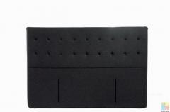 Brand New Queen Headboard Thick Fabric W1630XD120XH1170MM, Charcoal, Beige, Grey
