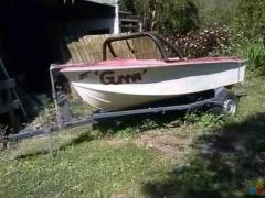 Boat with trailer
