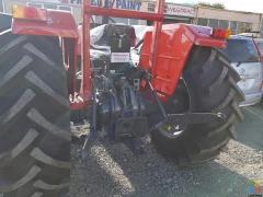 Massey Ferguson 265 tractor and 3 disc plough
