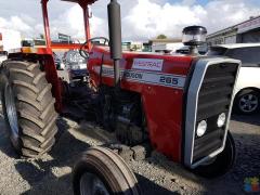 Massey Ferguson 265 tractor and 3 disc plough