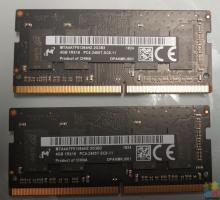 2x 4GB RAM, DDR4-2400MHz (Original chips)