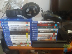 ps4 1tb control and games