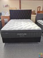 Brand New NZ Made Split King Black Base (Headboard not Included) & 38cm Thick Plush