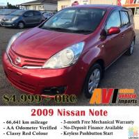 2009 Nissan Note in Classy Red - HURRY this one won't last long!!!