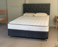 Brand new Queen Size NZ made base and mattress