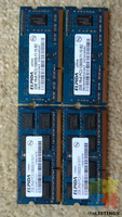 SO-DIMM 8GB(4*2GB). RAM FOR LAPTOPS PC3.