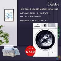 Brand New Midea 10KG Front Loader Washing Machine - MFC100-U1407B