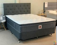 Brand new NZ made base +7zones pocket spring mattress with natural latex