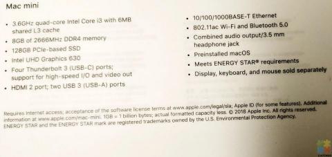 Mac mini 2018. New condition. Warranty