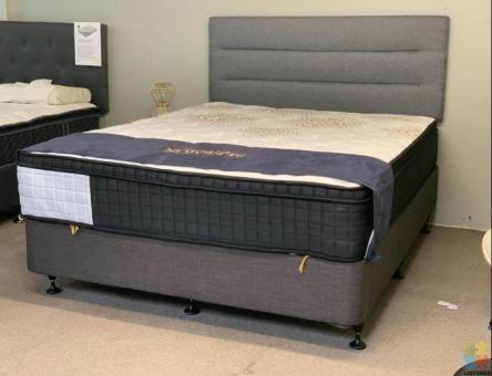 Brand new Queen size NZ base + 7 zones pocket spring with copper memory form mattress