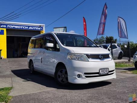 2005 Nissan Serena 20G /from $37 pw/8 seats/reverse camera