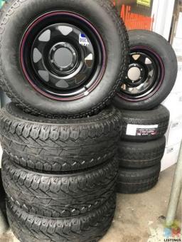 265/65/17 ALTT TERRAIN TYRES BRAND NEW FITTED AND BALANCED TYRES AND RIMS