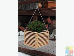 Wooden Hanging baskets