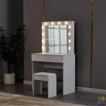 Brand new 7 colors LED dressing table and stool