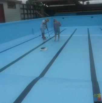 Pool painting services