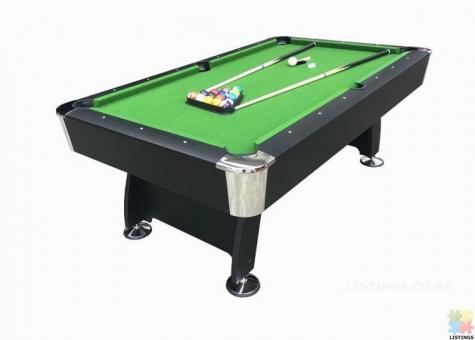Brand New 7Ft Pool Table With Auto Ball Return (Green Felt)