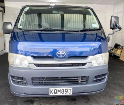 2008 Toyota hiace 5 door petrol low kms - finance available - free delivery north island**