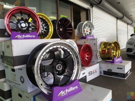 Wheels limited stock, Christmas sale from $15 per week