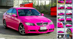 Pink BMW 323i Motor Sport