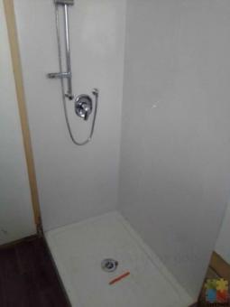 Professional shower installation