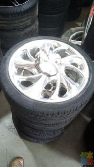 *17 INCH* CHROME MAG WITH TYRES DEAL!!!