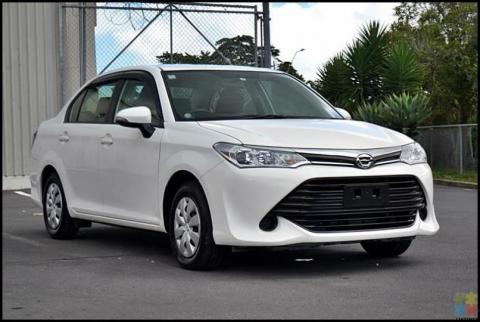 2015 Toyota corolla axio **weekly repayments from $62**done low 68000kms only**