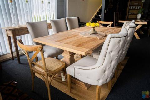 Victoria Dining Table Recycled Elm 2.45M