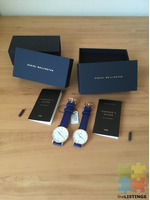 Brand new authentic Daniel Wellington watches for men and women