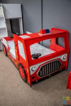 Fire Engine Bed with Light - Windmill Kids Furniture