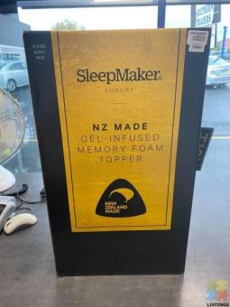 (SUPER KING BED) SLEEPMAKER MEMORY FOAM TOPPER