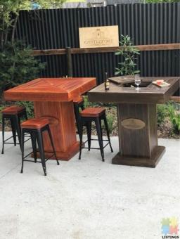 Easter sale bar leaner and stools