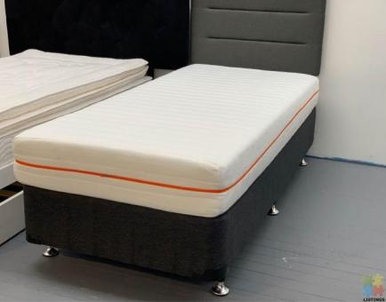 Brand new NZ made base with 100% memory form mattress (92*203)