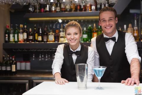 cocktail bartender/waitress & waiter