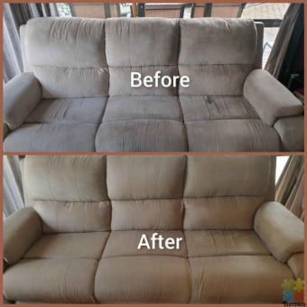 Sofa steam cleaning