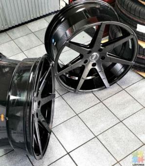 Concave and gloss - elegant. 20s 5*114.3/120 20*8.5/10s $20 per week